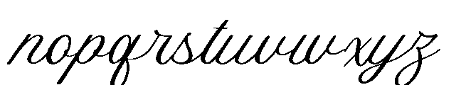 Rubyday Font LOWERCASE