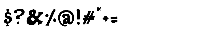 Rucase Font OTHER CHARS