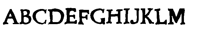 Rucase Font UPPERCASE