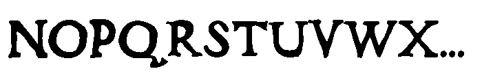 Rucase Font UPPERCASE