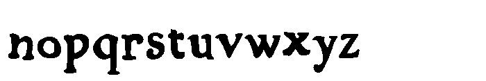 Rucase Font LOWERCASE