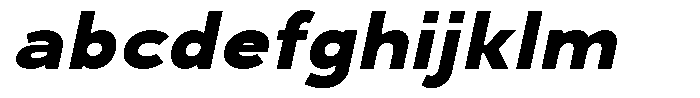 Rucent Black Italic FONT