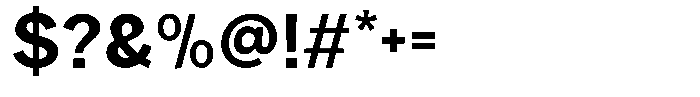 Rucent Bold Font OTHER CHARS