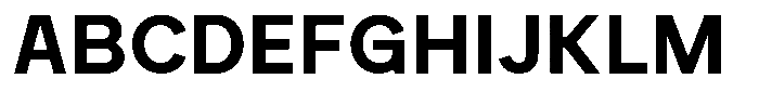 Rucent Bold Font UPPERCASE