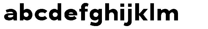 Rucent Extra Bold FONT