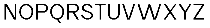 Rucent Light Font UPPERCASE