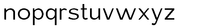 Rucent Light Font LOWERCASE