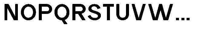 Rucent Semi Bold Font UPPERCASE