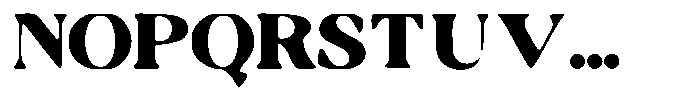 Ruciness Rough Font UPPERCASE