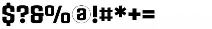 Ruda Slab Solid Unicase Font OTHER CHARS