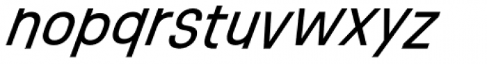 Ruddy Italic Font LOWERCASE