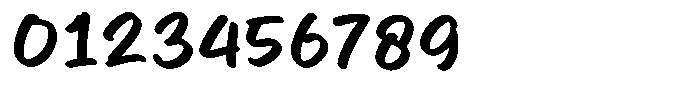 Rude Brush Font OTHER CHARS