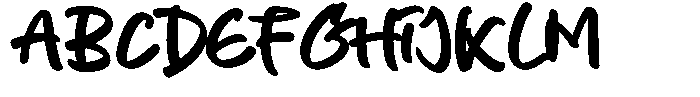 Rude Brush FONT
