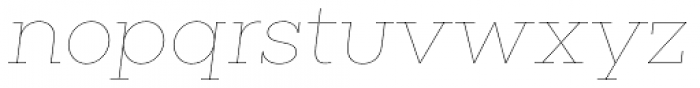 Rudi Hair Italic Font LOWERCASE
