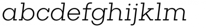 Rudi Light Italic Font LOWERCASE