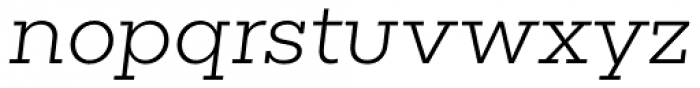 Rudi Light Italic Font LOWERCASE