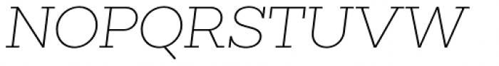 Rudi Thin Italic Font UPPERCASE