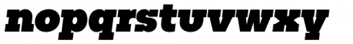 Rudi Ultra Italic Font LOWERCASE