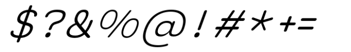 Rudnik Italic Font OTHER CHARS