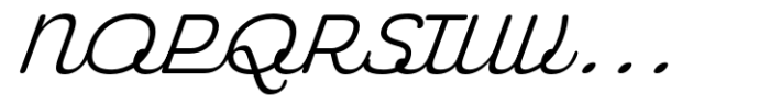Rudnik Italic Font UPPERCASE