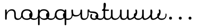 Rudnik Regular Font LOWERCASE