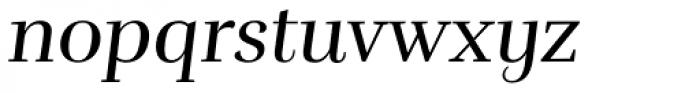 Rufina Italic STD Font LOWERCASE