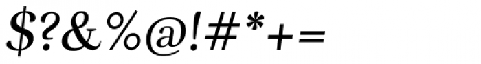 Rufina Italic Font OTHER CHARS