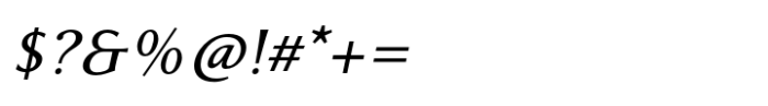 Rufolo Italic Font OTHER CHARS