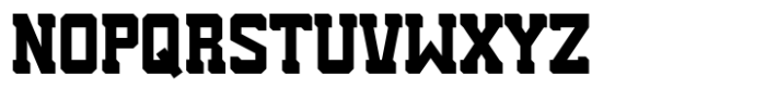 Rugby Squad Regular Font UPPERCASE