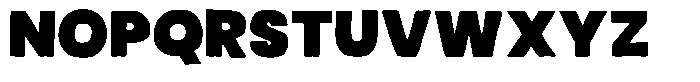 Rughed Regular Font LOWERCASE