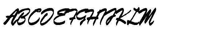 Rugo Bosyla Font UPPERCASE