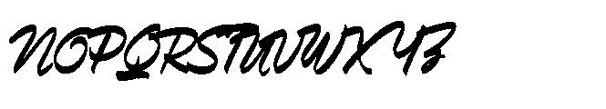 Rugo Bosyla Font UPPERCASE