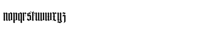 Rugstar Font LOWERCASE