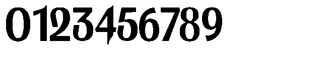 Ruhia Arabic Font OTHER CHARS