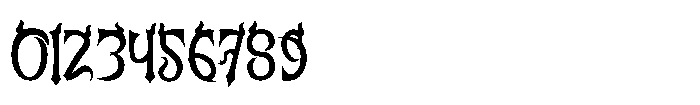 Ruin Themed Font OTHER CHARS