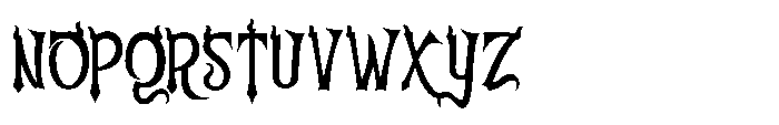 Ruin Themed Font UPPERCASE