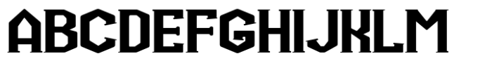 Rukinax Font UPPERCASE