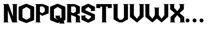 Rukinax Font UPPERCASE