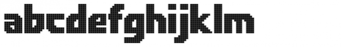 Rukyltronic Grid Font LOWERCASE