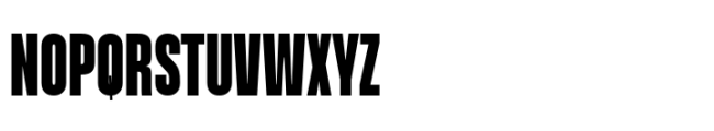 Rules Compressed Black Font UPPERCASE