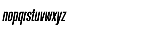 Rules Compressed Bold Italic Font LOWERCASE