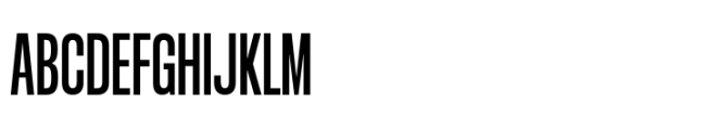 Rules Compressed Bold Font UPPERCASE