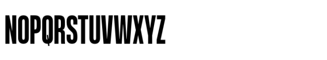 Rules Compressed Extra Bold Font UPPERCASE