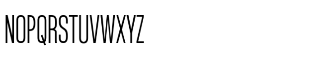 Rules Compressed Regular Font UPPERCASE