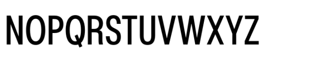 Rules Condensed Medium Font UPPERCASE
