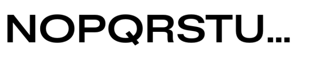 Rules Extended Bold Font UPPERCASE