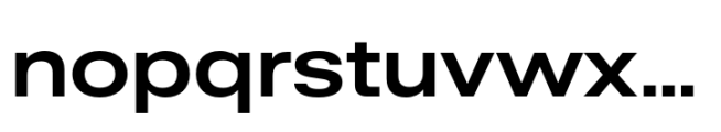 Rules Extended Bold Font LOWERCASE