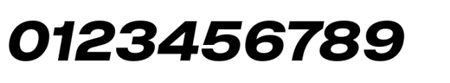 Rules Extended Extra Bold Italic Font OTHER CHARS