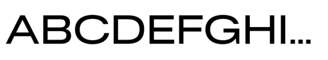 Rules Extended Medium Font