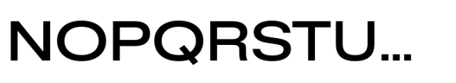 Rules Extended Semibold Font UPPERCASE